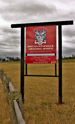 Macquariedale Wines on Sweetwater rd, Rothbury