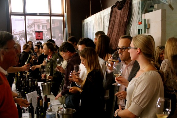 A 'real' wine frenzy... photo by The Wine Idealist