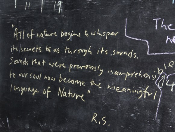 Chalkboard Notes - photo by The Wine Idealist.