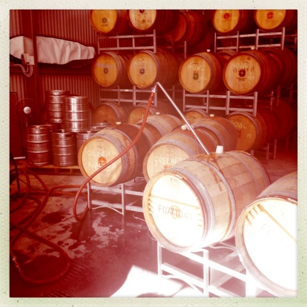 Green Room Barrels - photo courtesy of Ochota Barrels