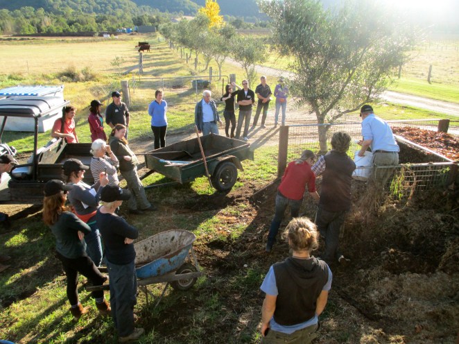 Biodynamic Composting at Krinklewood - photo by The Wine Idealist