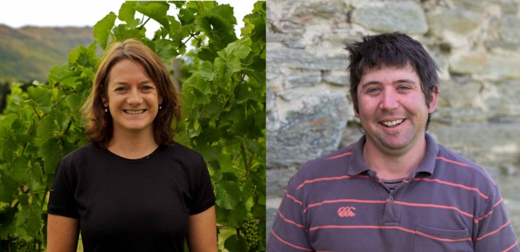 Nadine Cross and Nick Paulin - photo courtesy of Peregrin Wines