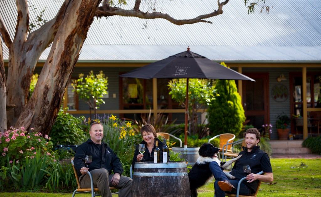 Matt, Mel, Cooper and Josh  - photo courtesy of Whistler Wines