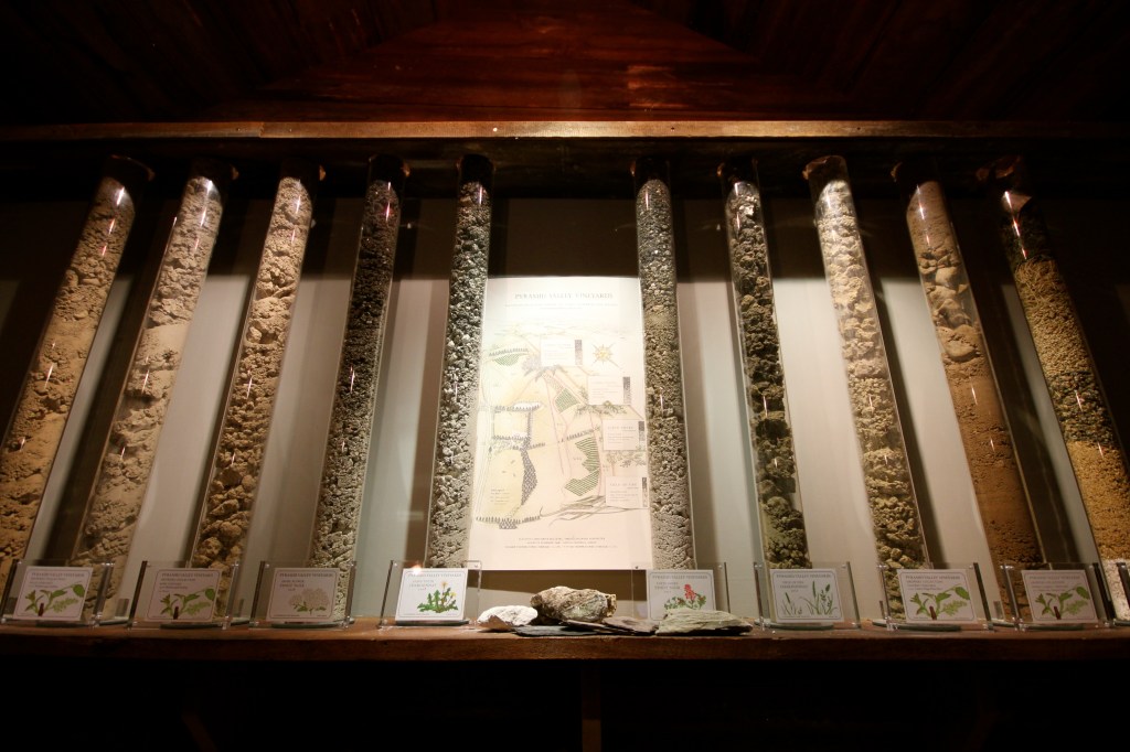 Cellar Door Soil Samples, Pyramid Valley - photo by The Wine Idealist